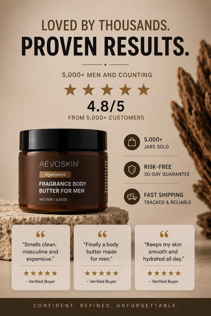 Aevoskin™ Fragrance Body Butter For Men